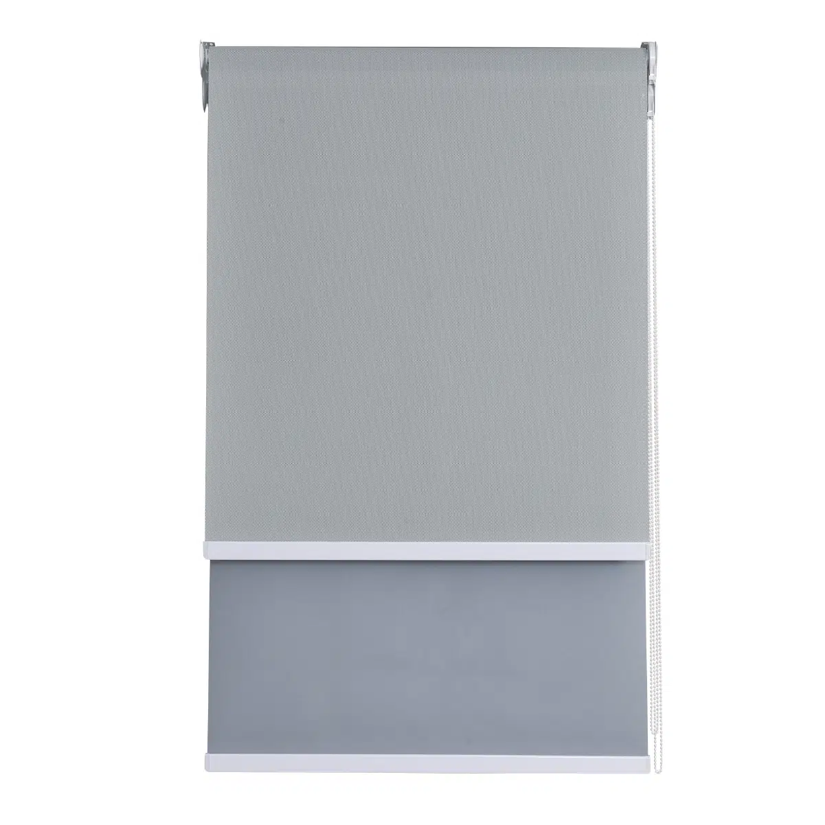 Cortinas Roller Doble 160 - 165 Gris Aura